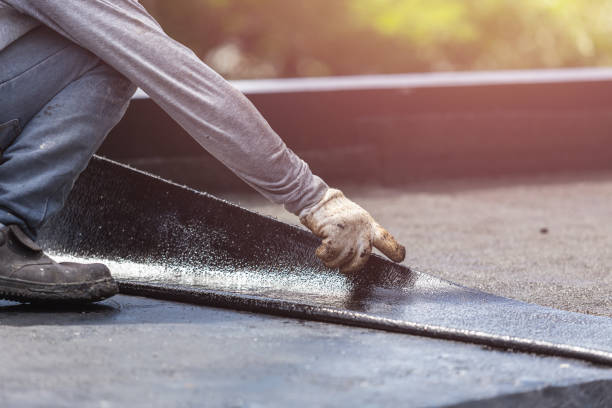 Professional Waterproofing technician working in Santa Fe, TN